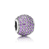 925 Silver Inlaid Magic Crystal Beads for DIY Jewelry