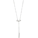 925 Sterling Silver Ins Rose Jewelry Clavicle Chain for Student Birthday
