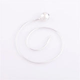 925 Sterling Silver Essence Thin Snake Bracelet for Women
