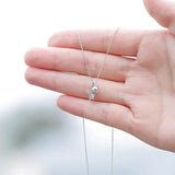 925 Silver Bell Star Necklace for Women