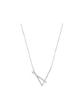 925 Silver Geometric Triangle Clavicle Chain for Women