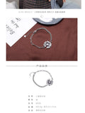 925 Silver Light Flower Bracelet Bohemia Jewelry