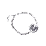 925 Silver Light Flower Bracelet Bohemia Jewelry