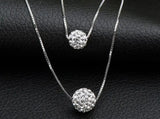 925 Silver Choker Necklace Pendant Statement Jewelry for Women