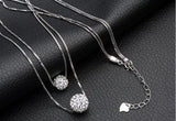 925 Silver Choker Necklace Pendant Statement Jewelry for Women