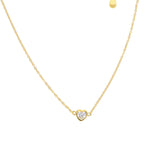 925 Silver Love Heart Necklace Mini Pendant Dainty CZ Paved Bijoux Femme Gift