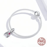 925 Silver Love Oath Ribs Pendant Charms for Bracelet & Necklace DIY