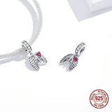 925 Silver Love Oath Ribs Pendant Charms for Bracelet & Necklace DIY