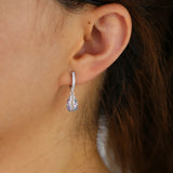 925 Silver Sea Shell Charm Beach Drop Earrings