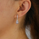 925 Silver Sea Shell Charm Beach Drop Earrings
