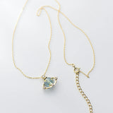 Moonstone Necklace 925 Sterling Silver Clear Earth Chain Jewelry