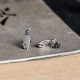 925 Silver Mysterious Tribal Cloak Skull Ring