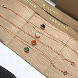 925 Silver Natural Gem Small Skirt Bracelet Women's Jewelry