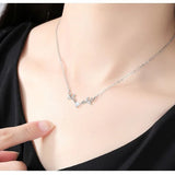 925 Sterling Silver Necklace Elk Necklace Friendship Necklaces