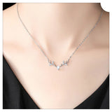 925 Sterling Silver Necklace Elk Necklace Friendship Necklaces