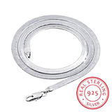 925 Silver Snake Link Chain Necklace