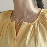 925 Silver Necklace French Cauliflower Chain Choker Jewelry