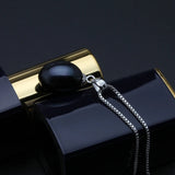 925 Sterling Silver Freshwater Pearl Necklace Pendant for Women 8-9mm, 9-10mm