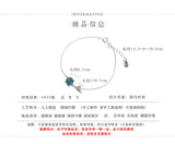 925 Silver Necklace & Zircon Fishtail Bracelet Set