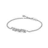 925 Silver Tennis Bracelet, Adjustable for Charms, DIY Jewelry