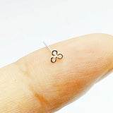 925 Silver Flower Shape Nose Stud 20pcs/pack