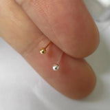 925 Sterling Silver Nose Stud with 2mm Ball - 36pcs/Pack