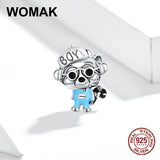 925 Silver Raccoon Charm Beads for Bracelet Pendant Making