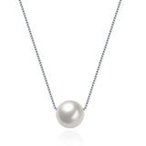 Elegant 925 Silver Pearl Necklace for Women
