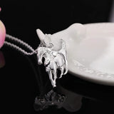 925 Silver Pendant Necklace & Pony Zodiac Jewelry