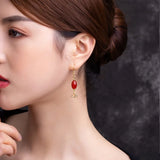 925 Sterling Silver Retro Earrings
