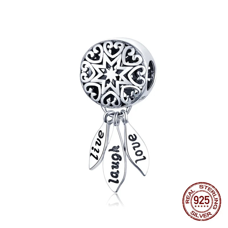 925 Silver Dream Catcher Pendant for Women Jewelry Making