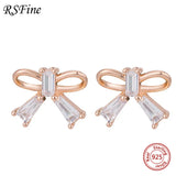925 Silver Rosette Earring Diamond Jewelry For Women Chomel