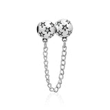 925 Sterling Silver Safety Chain Bead for Bracelet DIY Jewelry
