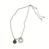 925 Sterling Silver Expression Pendant Necklace for Women