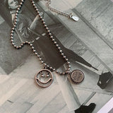 925 Sterling Silver Expression Pendant Necklace for Women