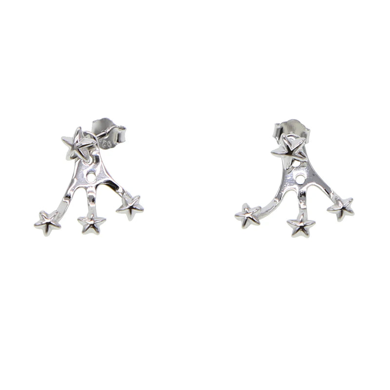 925 Silver Girl Women Earrings Minimal Delicate