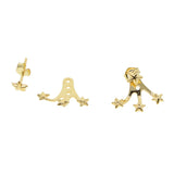 925 Silver Girl Women Earrings Minimal Delicate