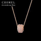 925 Silver Small Waist Necklace Full Diamond Choker for Women