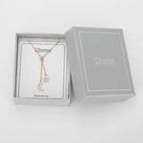 925 Silver Star Moon Necklace Flash Diamond Tassel Choker for Women
