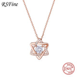925 Silver Star Necklace 5 Pointed Choker Singapore Chomel Fine Jewelry