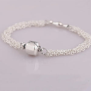 925 Sterling Silver Tassel Bracelet for DIY Beaded Jewelry