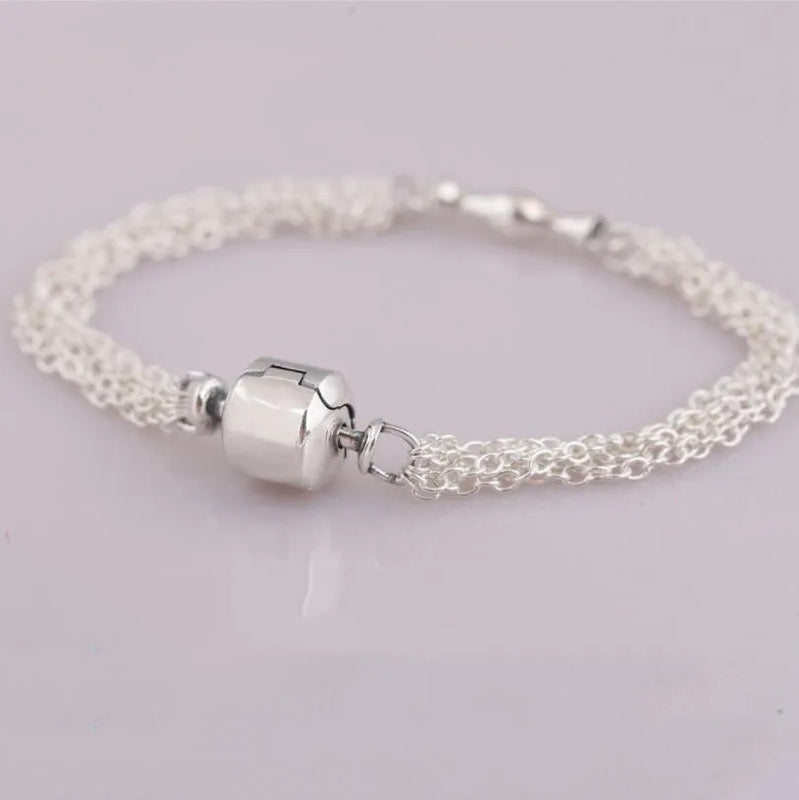925 Sterling Silver Tassel Bracelet for DIY Beaded Jewelry