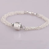 925 Sterling Silver Tassel Bracelet for DIY Beaded Jewelry