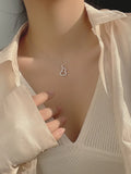 925 Silver Vintage Chinese Gourd Pendant Necklace