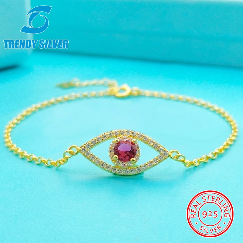925 Silver CZ Bracelet for Women Daisy Flower Love