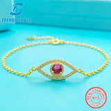 925 Silver CZ Bracelet for Women Daisy Flower Love