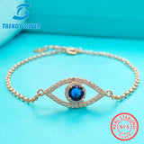 925 Silver CZ Bracelet for Women Daisy Flower Love