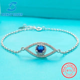 925 Silver CZ Bracelet for Women Daisy Flower Love