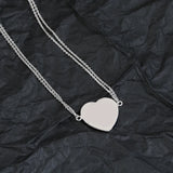 925 Silver Heart Bracelet European American Jewelry
