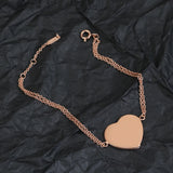 925 Silver Heart Bracelet European American Jewelry